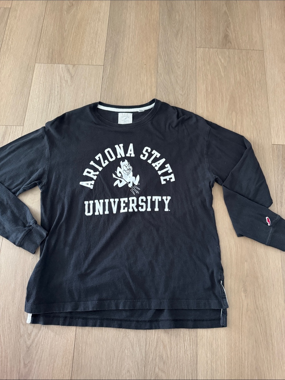 League Black Arizona State University Long Sleeve Tee